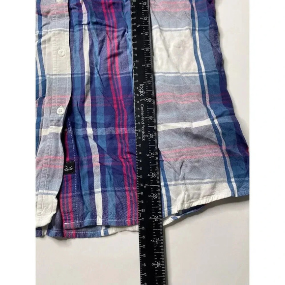 RAILS Women’s S Sleevless Paid Shirt RAILS BRITT Shirt Designer Sleeveless Top - Picture 3 of 6